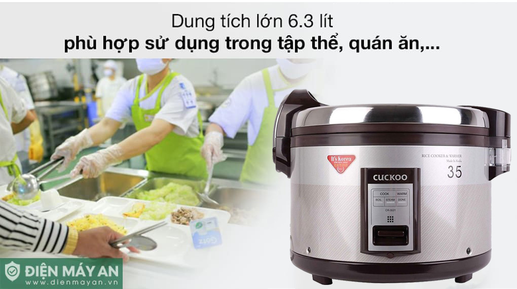 Nồi cơm điện 6.3L Cuckoo CR -3521